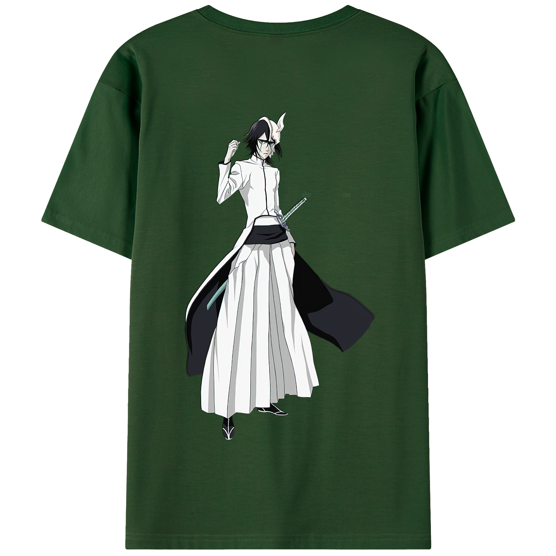 （画像用） ブリーチ ウルキオラ·シファー BLEACH Ulquiorra cifer 綿100％半袖Tシャツ（背面プリント）